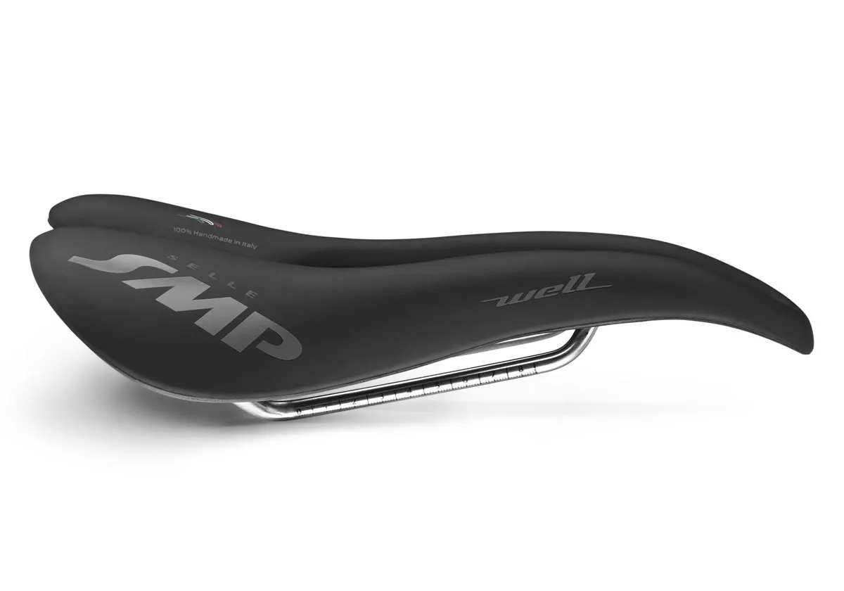 Selle SMP WELL AISI Sattel Breite 144mm Gestell Edelstahl schwarz