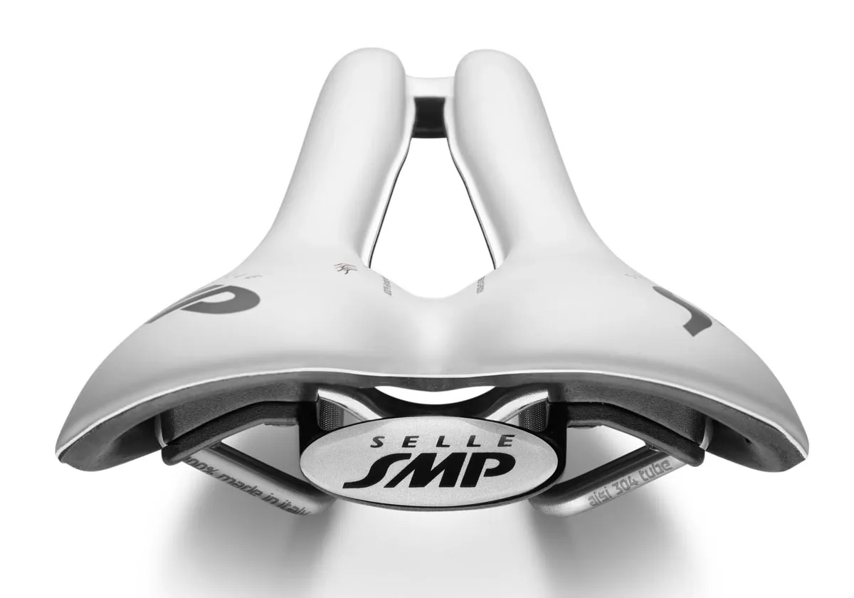 Selle SMP WELL AISI Sattel Breite 144mm Gestell Edelstahl weiss