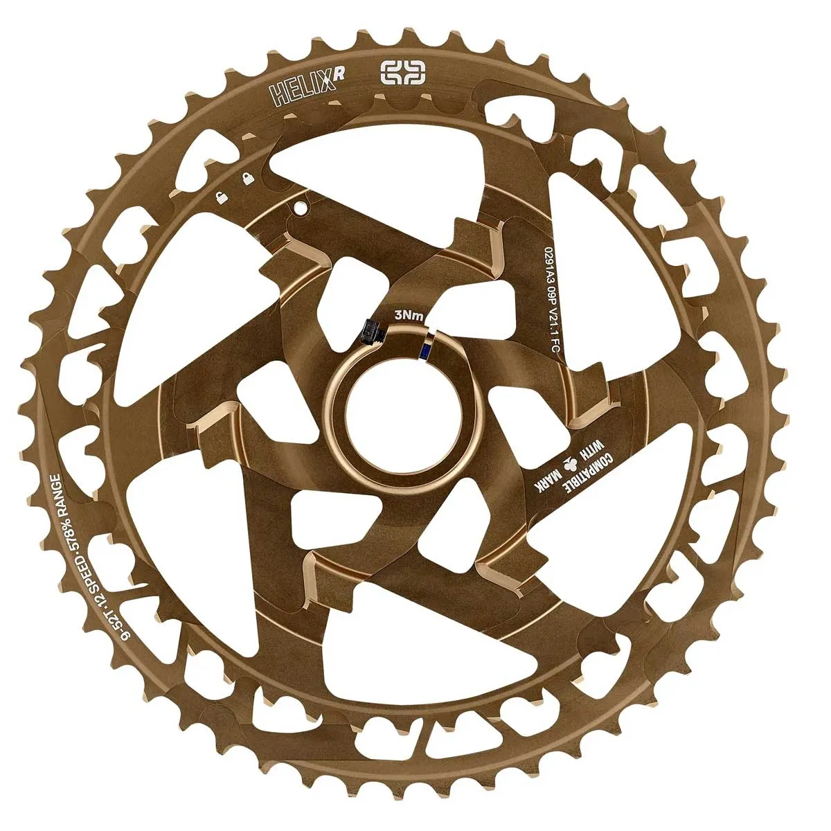 e*thirteen Helix Race MTB XD Kassette 12-fach Abstufung 9-52 Zähne Bronze