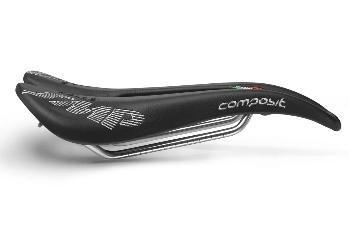 Selle SMP Composit AISI Sattel Breite 129mm Gestell Edelstahl schwarz