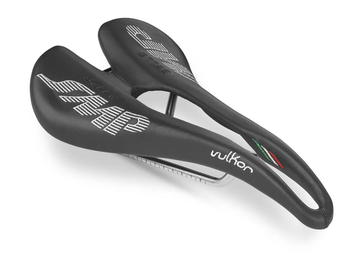 Selle SMP Vulkor AISI Sattel Breite 136mm Gestell Edelstahl schwarz