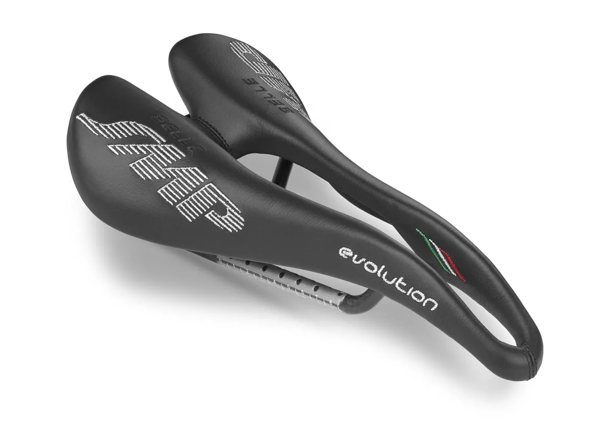 Selle SMP Evolution AISI Sattel Breite 129mm Gestell Edelstahl schwarz