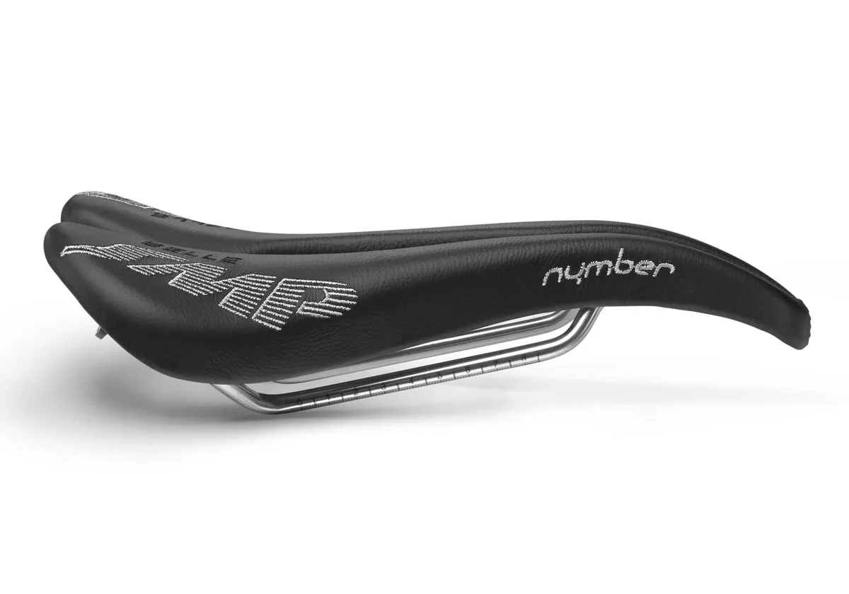 Selle SMP Nymber AISI Sattel Breite 139mm Gestell Edelstahl schwarz