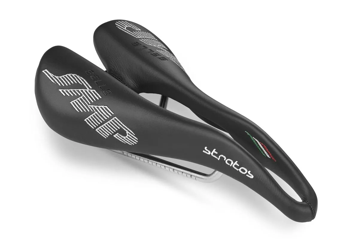 Selle SMP Stratos AISI Sattel Breite 131mm Gestell Edelstahl schwarz