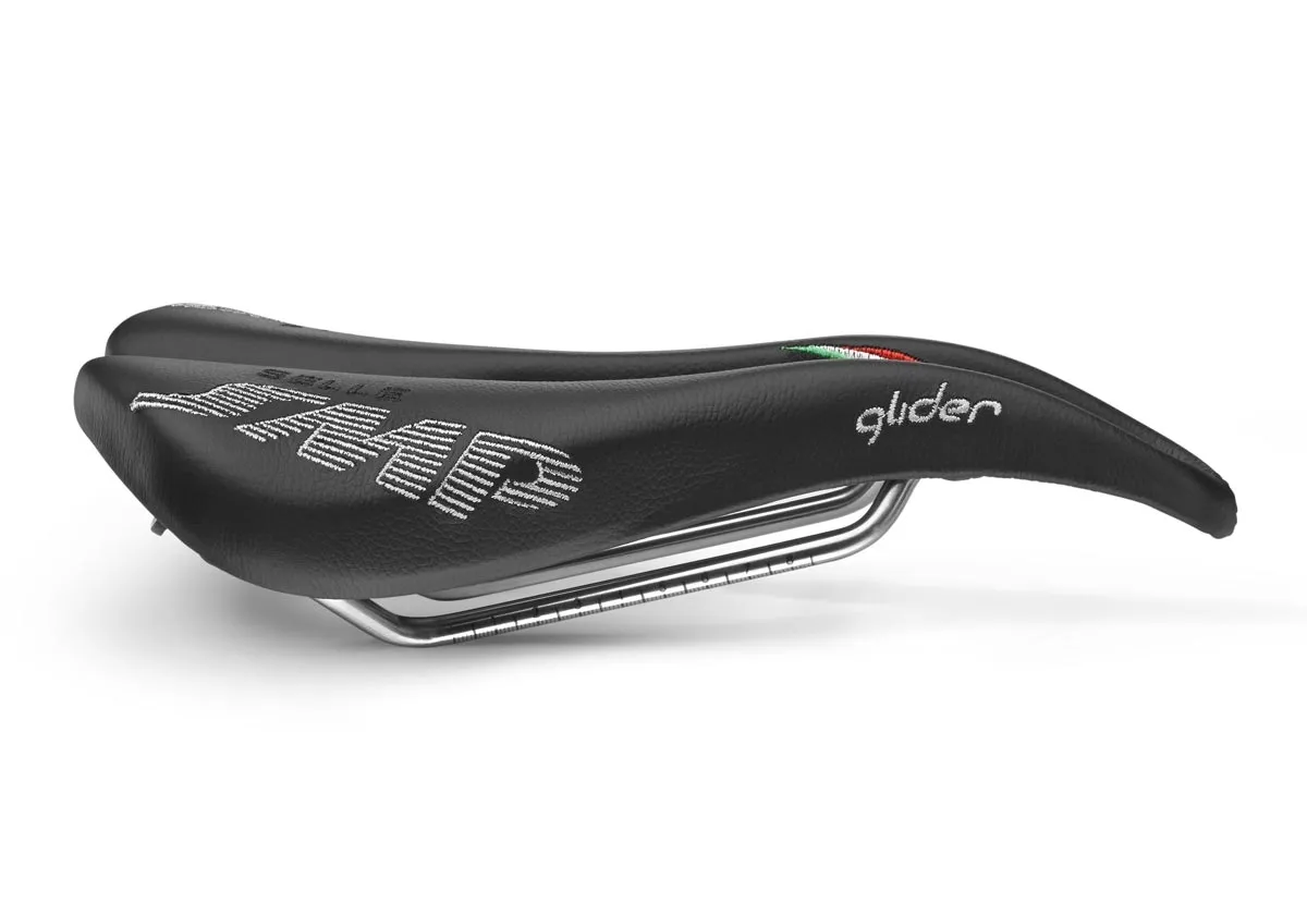 Selle SMP Glider AISI Sattel Breite 136mm Gestell Edelstahl schwarz