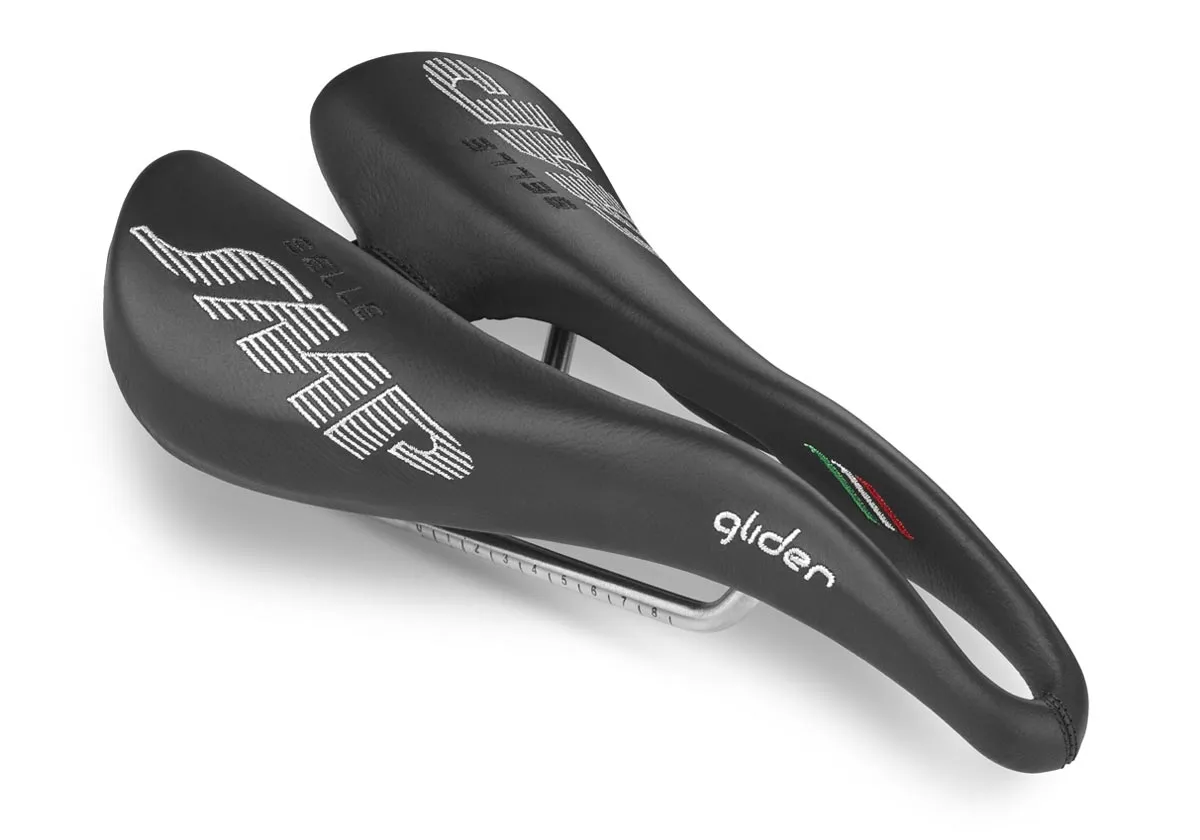 Selle SMP Glider AISI Sattel Breite 136mm Gestell Edelstahl schwarz