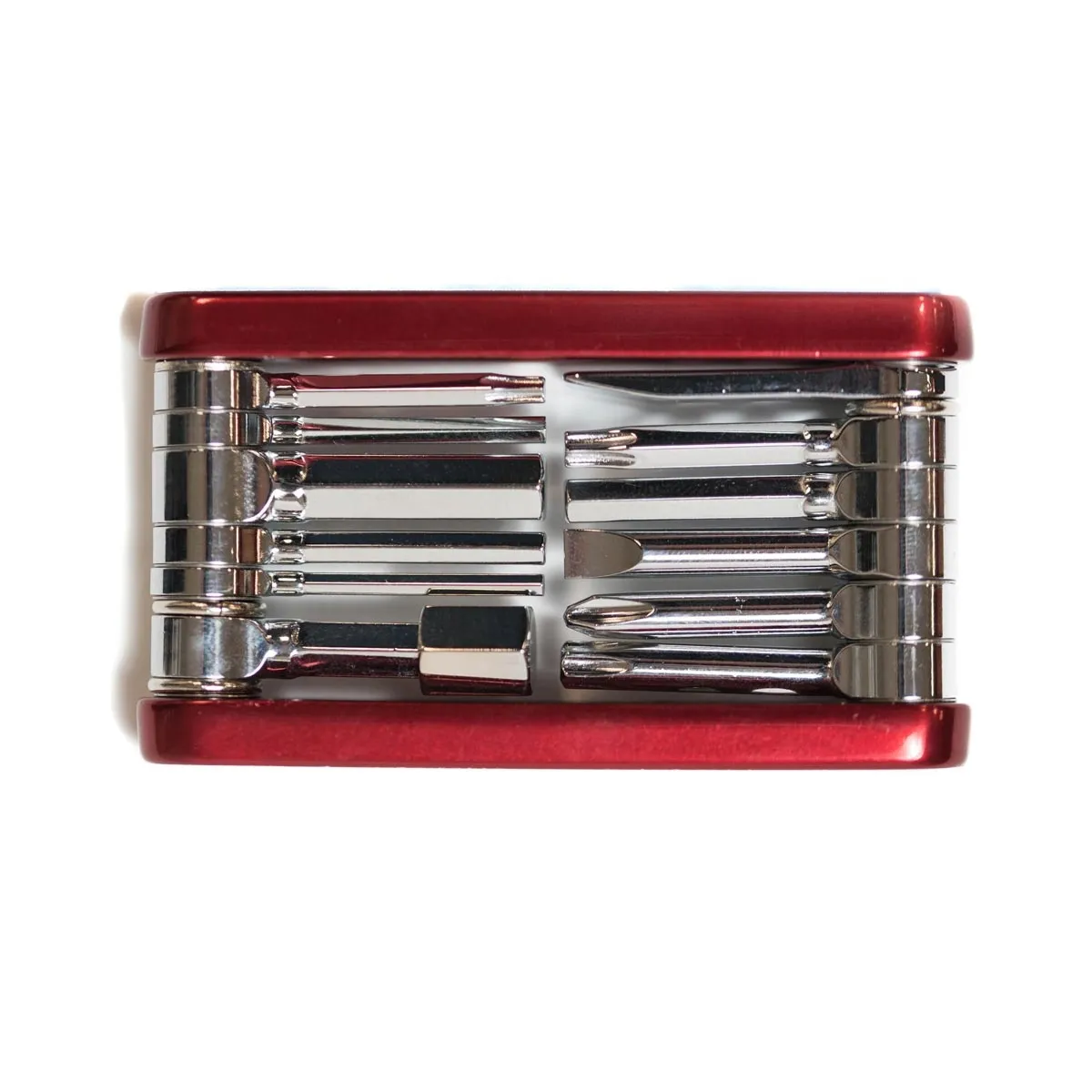 SILCA Italian Army Knife Tredici Multitool - 13 Funktionen silber-rot