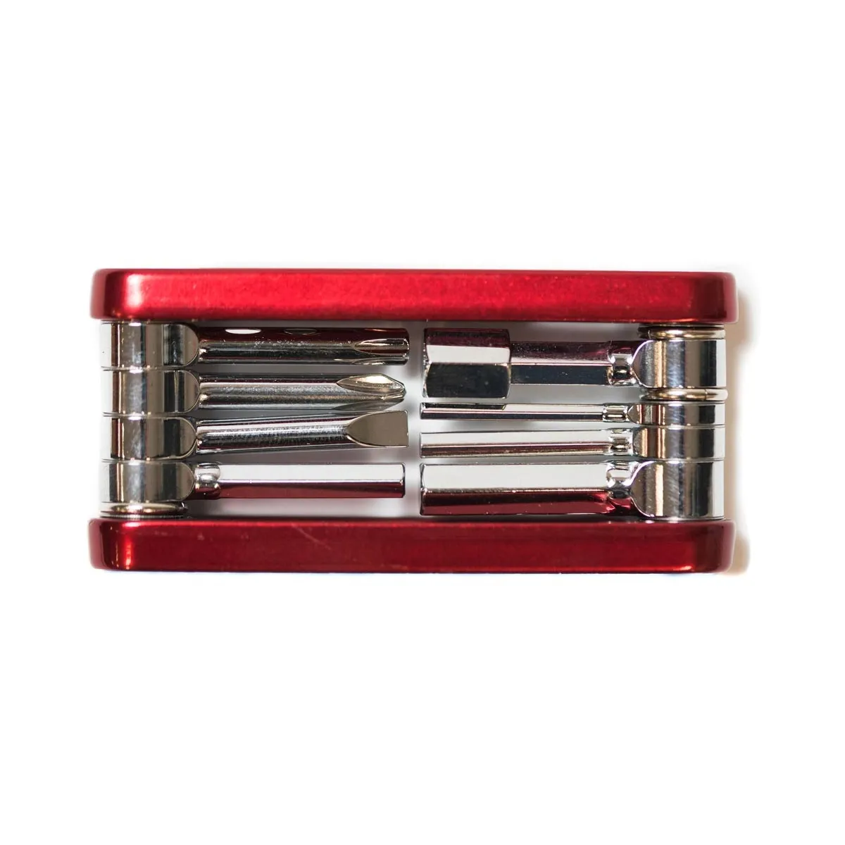 SILCA Italian Army Knife Nove Multitool - 9 Funktionen silber-rot