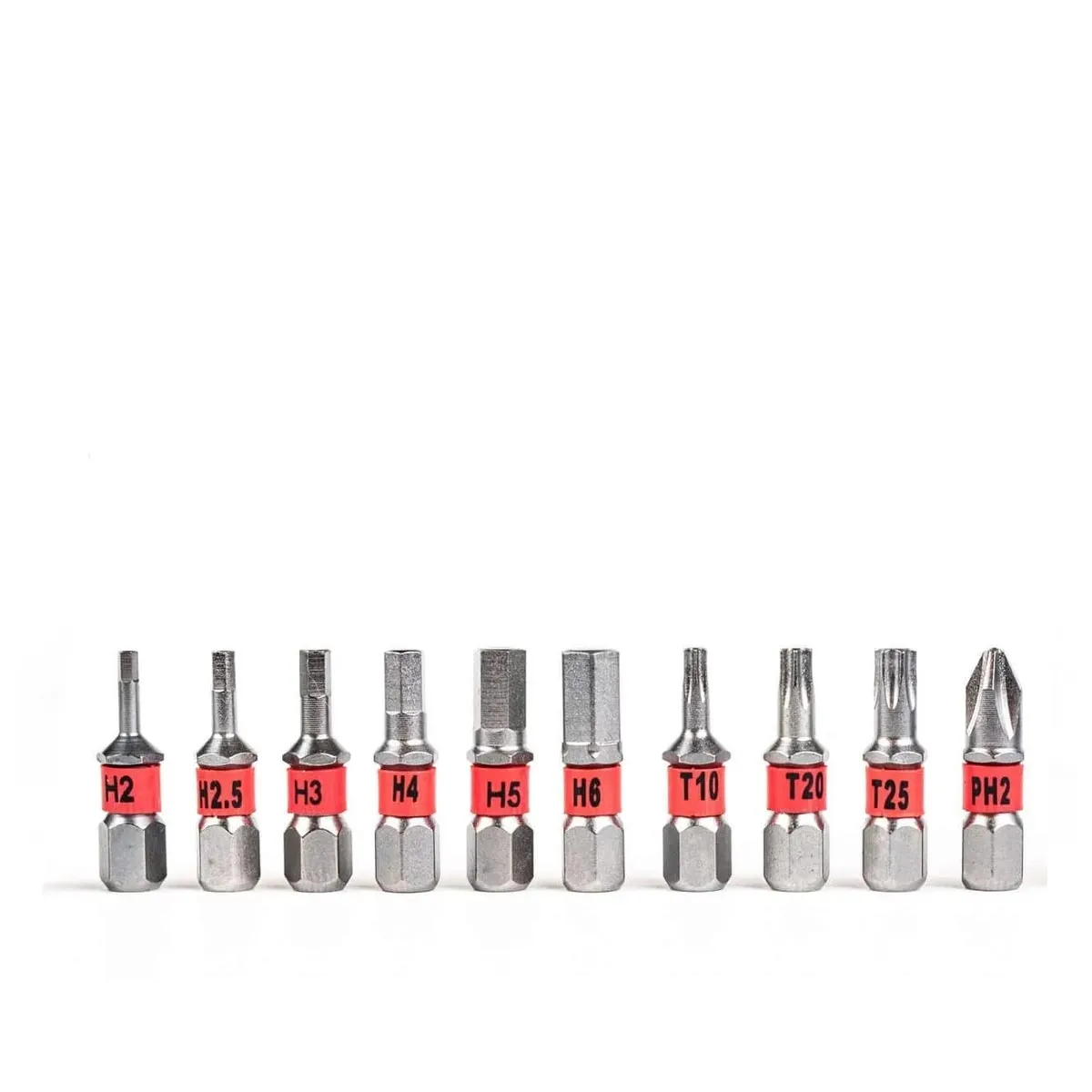 SILCA T-Ratchet Kit Werkzeugset - 14-teilig silber-rot