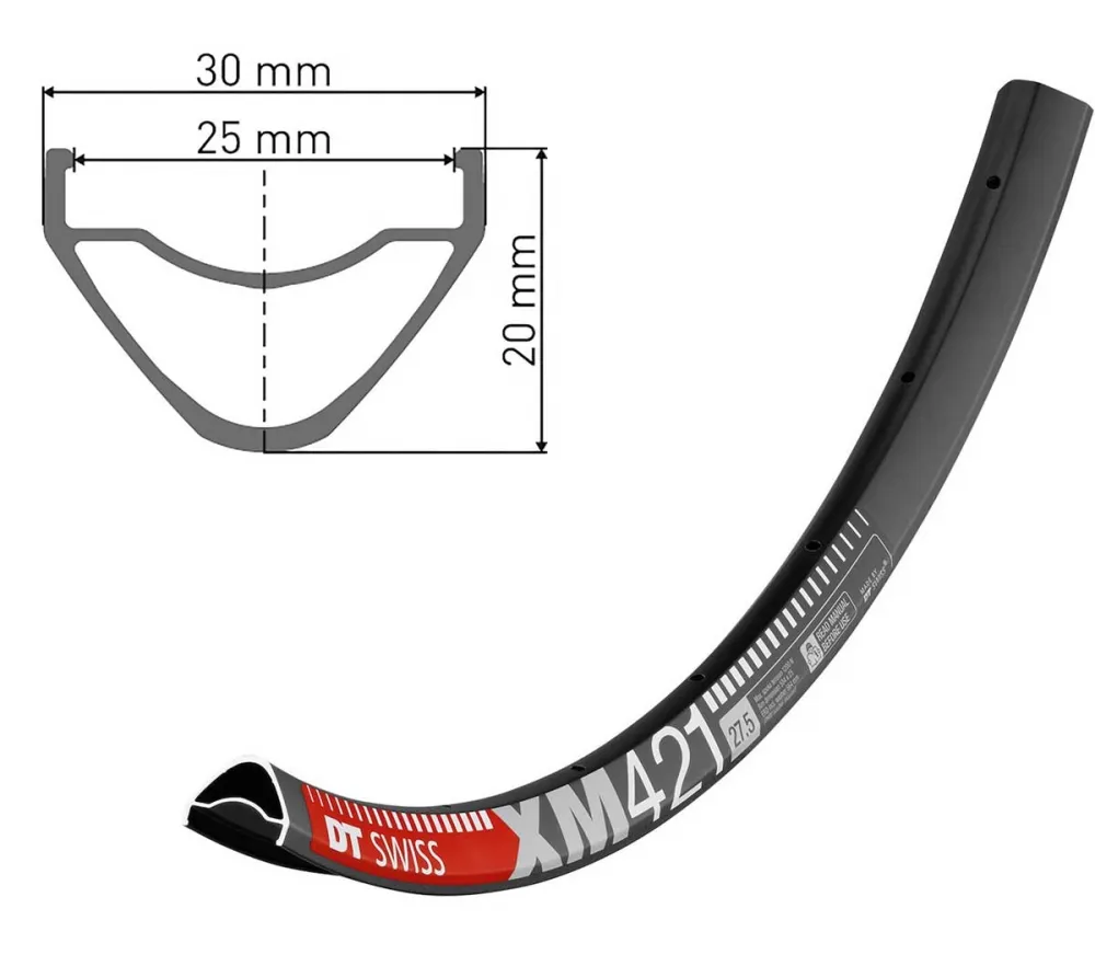 27,5 Zoll MTB Vorderrad Schmidt SON 28 Boost Nabendynamo Disc - DT Swiss XM Felge build by TNC