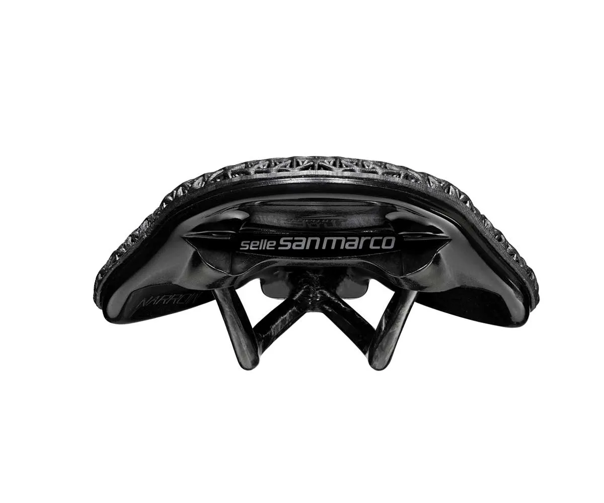 Selle San Marco ShortFit 2.0 3D Carbon FX Sattel Narrow S3 schwarz Gestell Carbon