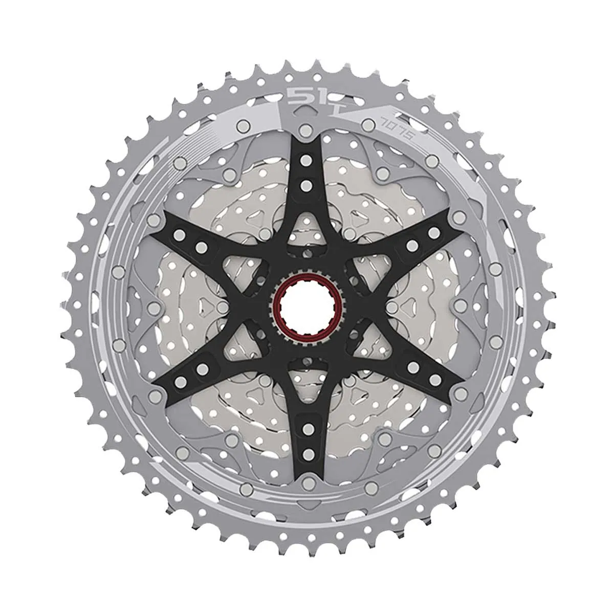 SunRace CSMZ933 Kassette MTB Micro Spline 12-fach Abstufung 10-51 Zähne metallic