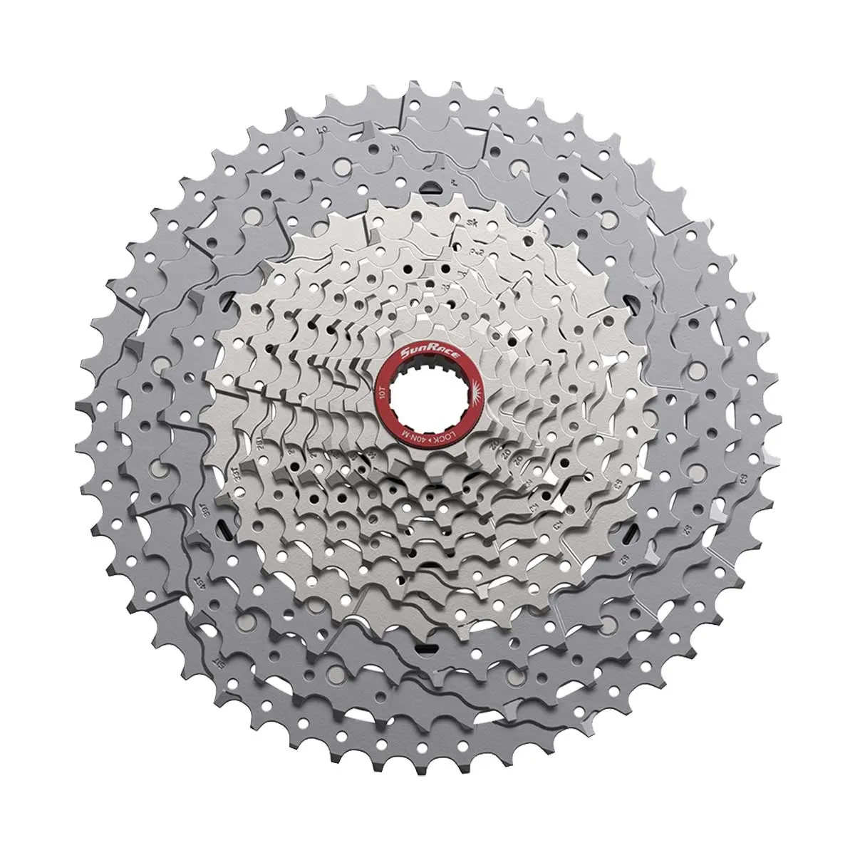 SunRace CSMZ933 Kassette MTB Micro Spline 12-fach Abstufung 10-51 Zähne metallic