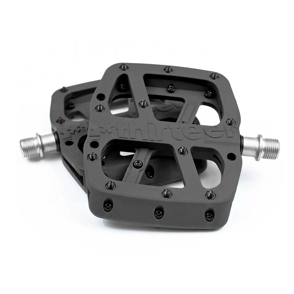 e*thirteen Base Plattform Pedal schwarz