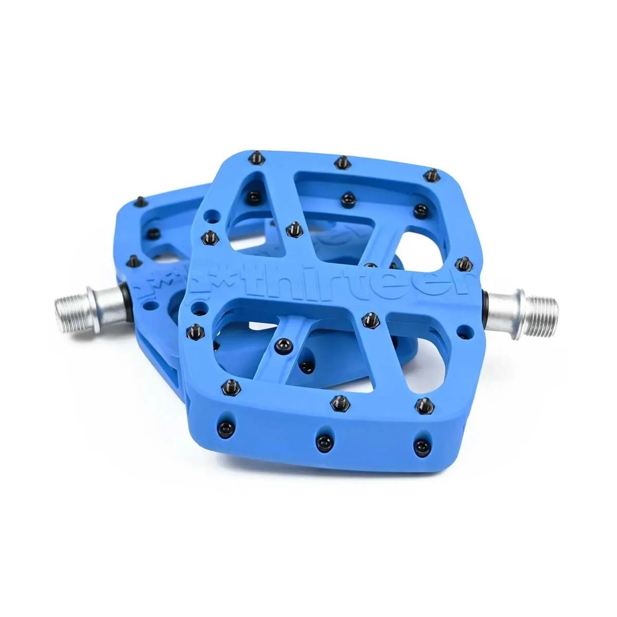 e*thirteen Base Plattform Pedal blau