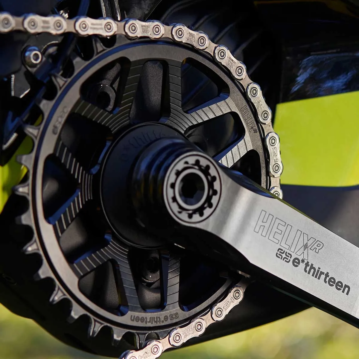 e*thirteen Helix R e-Spec Kettenblatt E-Bike Bosch CX Gen4 Direct-Mount | schwarz 11- 12-fach Alu Boost 32 Zähne