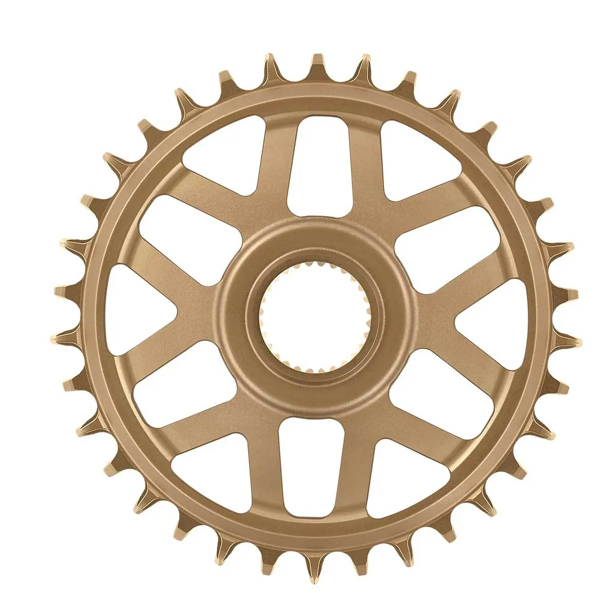 e*thirteen Helix R e-Spec Kettenblatt E-Bike Bosch CX Gen4 Direct-Mount | bronze 11- 12-fach Alu Boost 32 Zähne