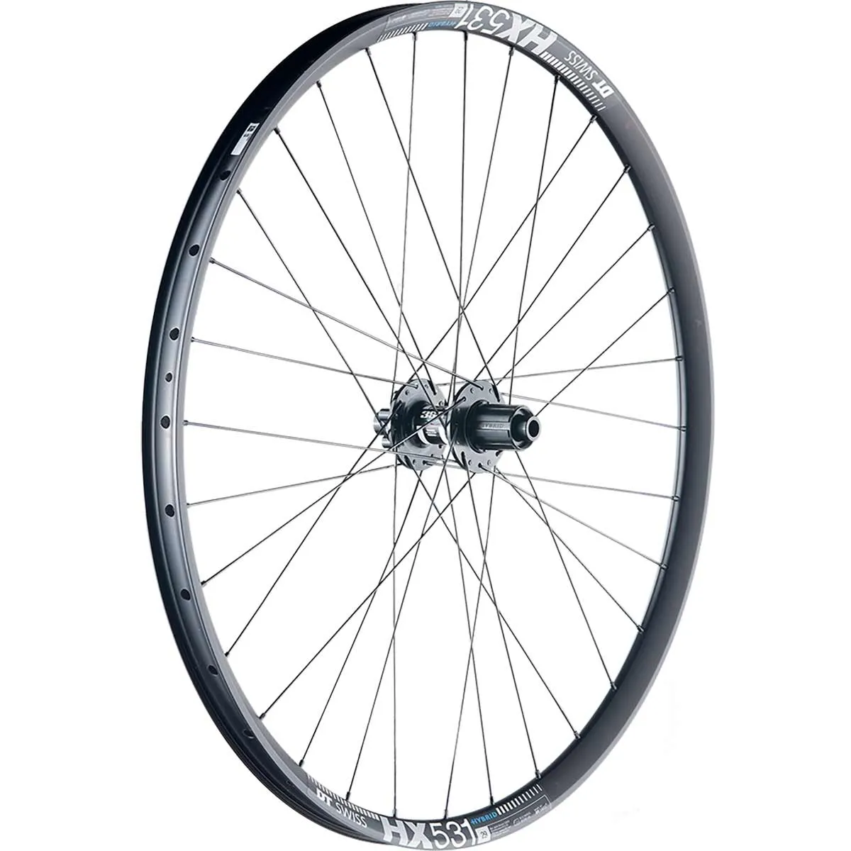 27,5 Zoll MTB Hinterrad DT Swiss 350 Classic Hybrid Nabe Disc 6 Loch + DT Swiss HX 531 Felge | build by TNC