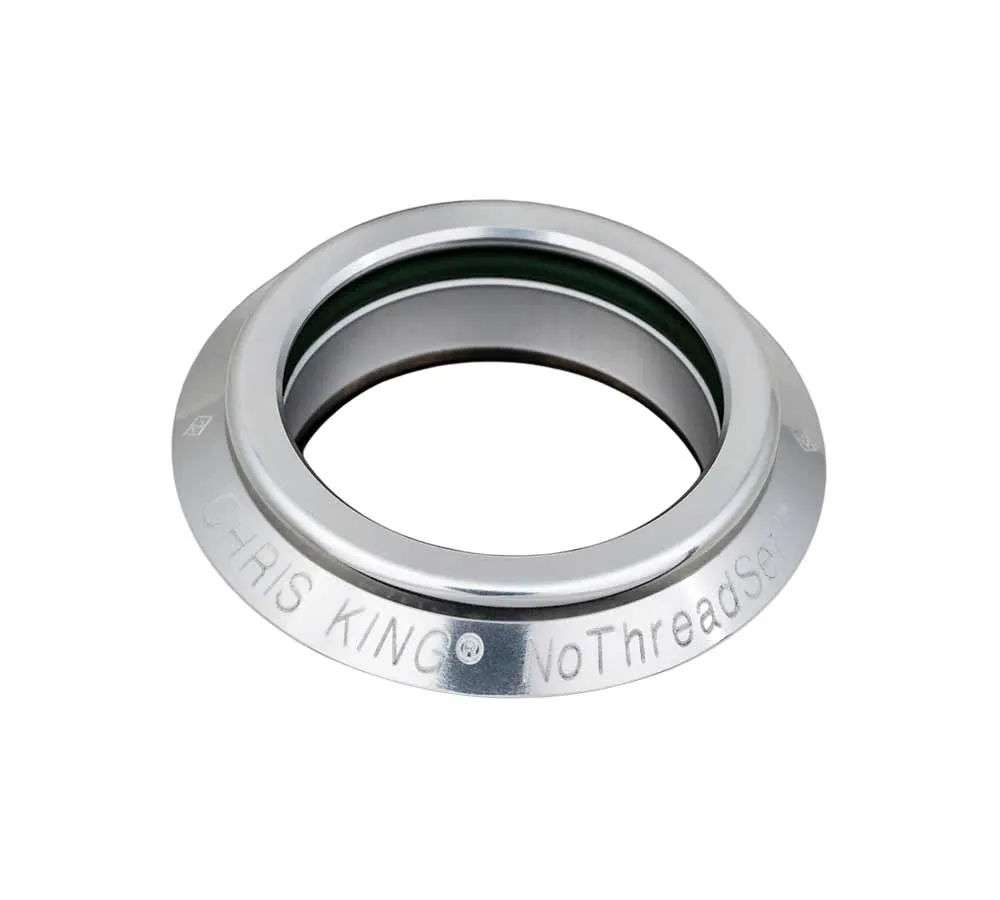 Chris King Steuersatz Ersatzteil NoThreadSet | Bearing Cap Sotto Voce silber 1 Zoll