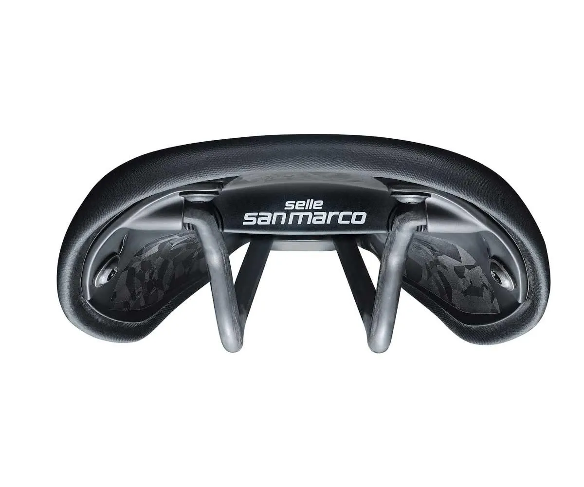 Selle San Marco Regal Short Full-Fit Carbon Sattel Narrow Breite 140mm Gestell Carbon schwarz