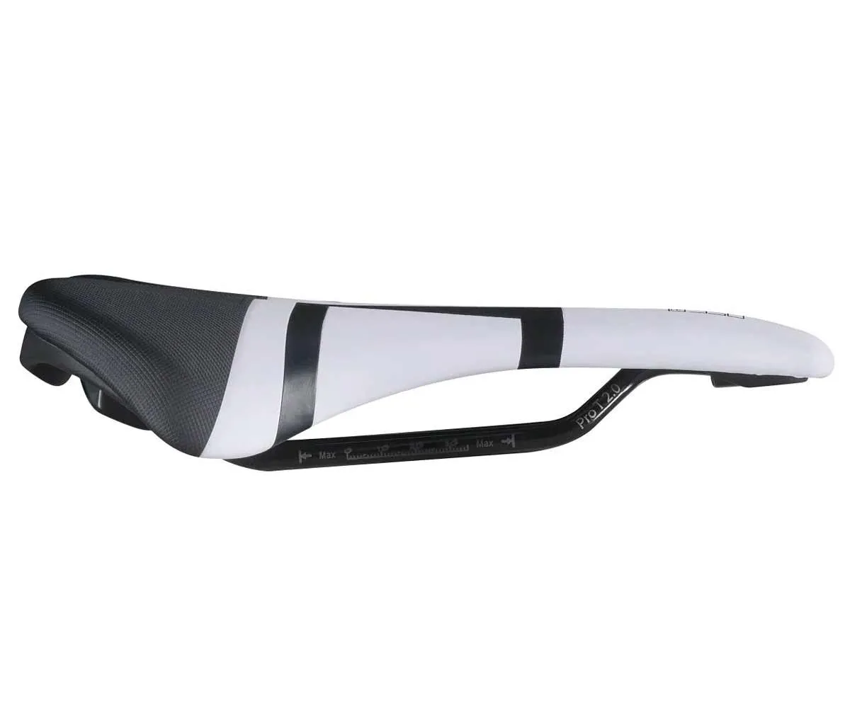 Prologo Proxim W350 Sattel MTB - eBike Sattel Breite 155mm Gestell T2.0 weiss-schwarz