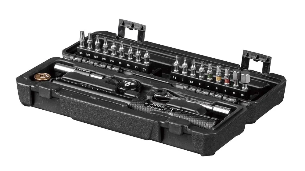 Topeak Torq Stick Pro 4-20 Nm Drehmomentschlüssel mit Box und Zubehör