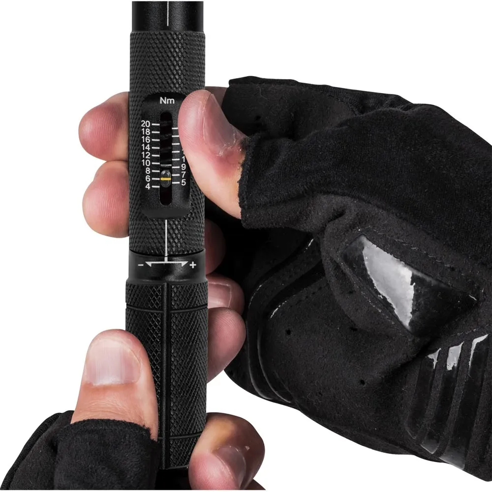 Topeak Torq Stick Pro 4-20 Nm Drehmomentschlüssel mit Box und Zubehör