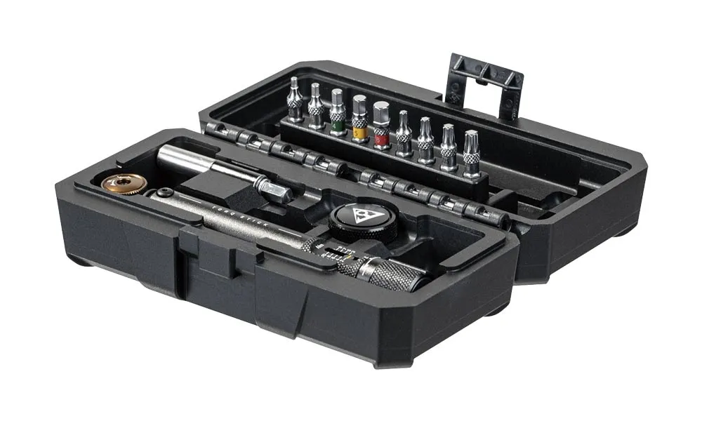 Topeak Torq Stick Pro 2-10 Nm Drehmomentschlüssel mit Box und Zubehör
