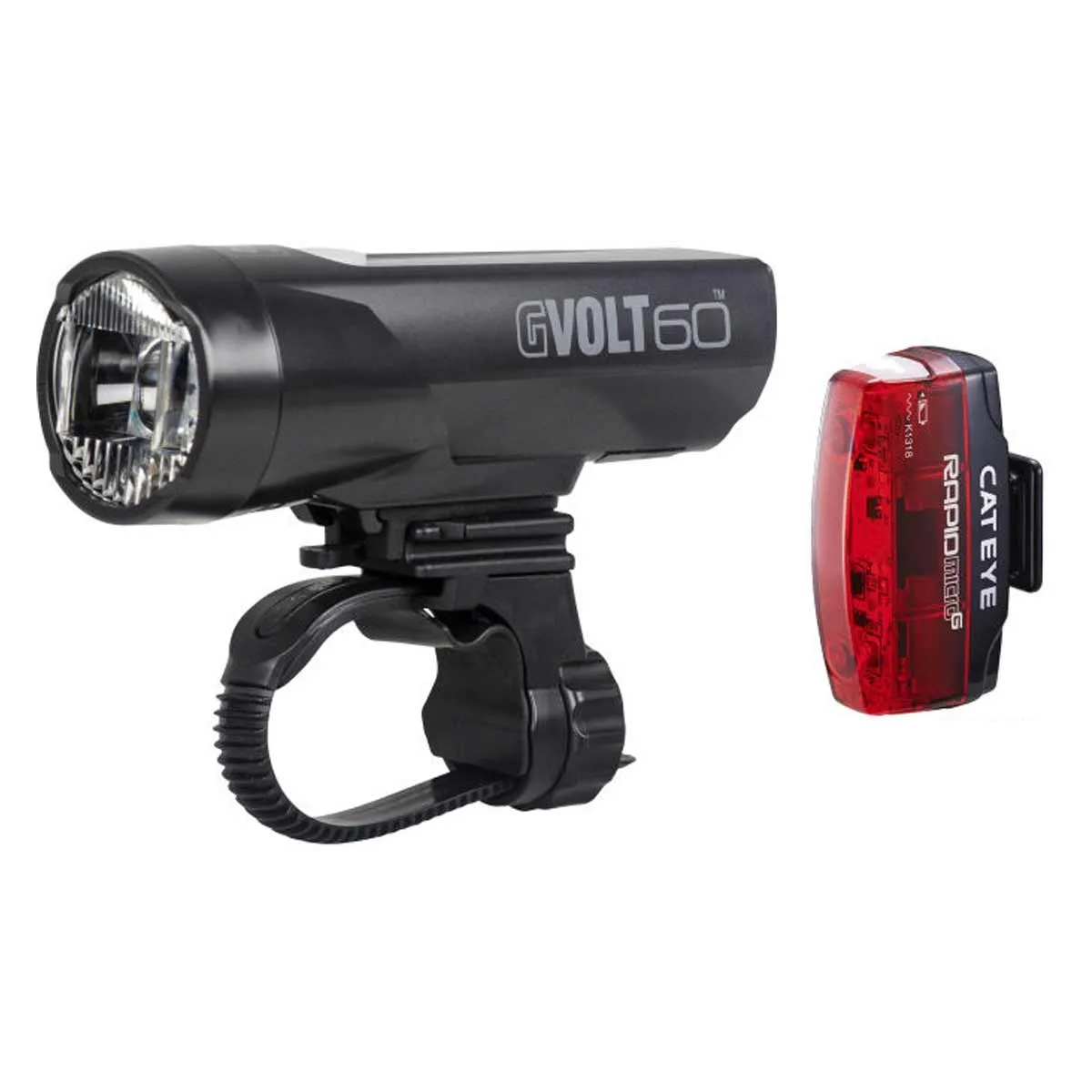 CatEye Lampenset GVolt60 Pro Scheinwerfer + Rapid Micro G Rückleuchte