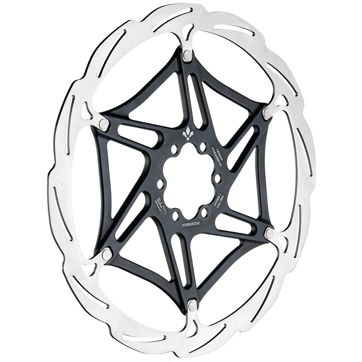 Formula Bremsscheibe zweiteilig Disc 6 Loch Schwarz 160 mm