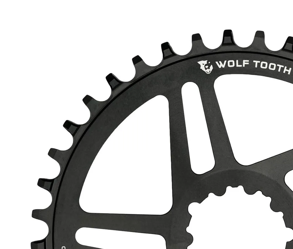 Wolf Tooth Drop-Stop B Kettenblatt 9-12-fach - Sram Direct Mount Alu 3 mm Offset 36 Zähne