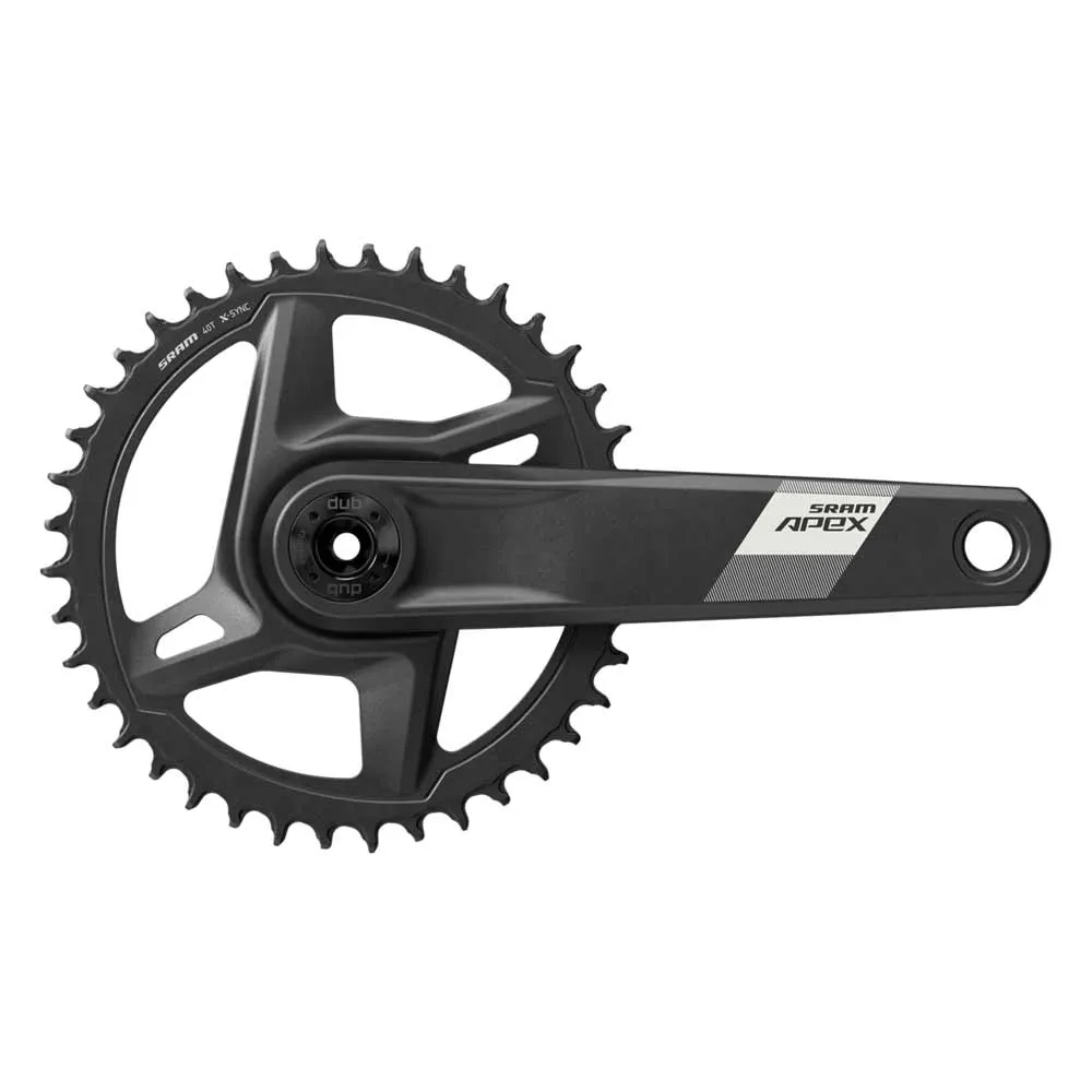 Sram Apex 1 Kurbel DUB Wide 12x1-fach Abstufung 40 Zähne 175,2 mm