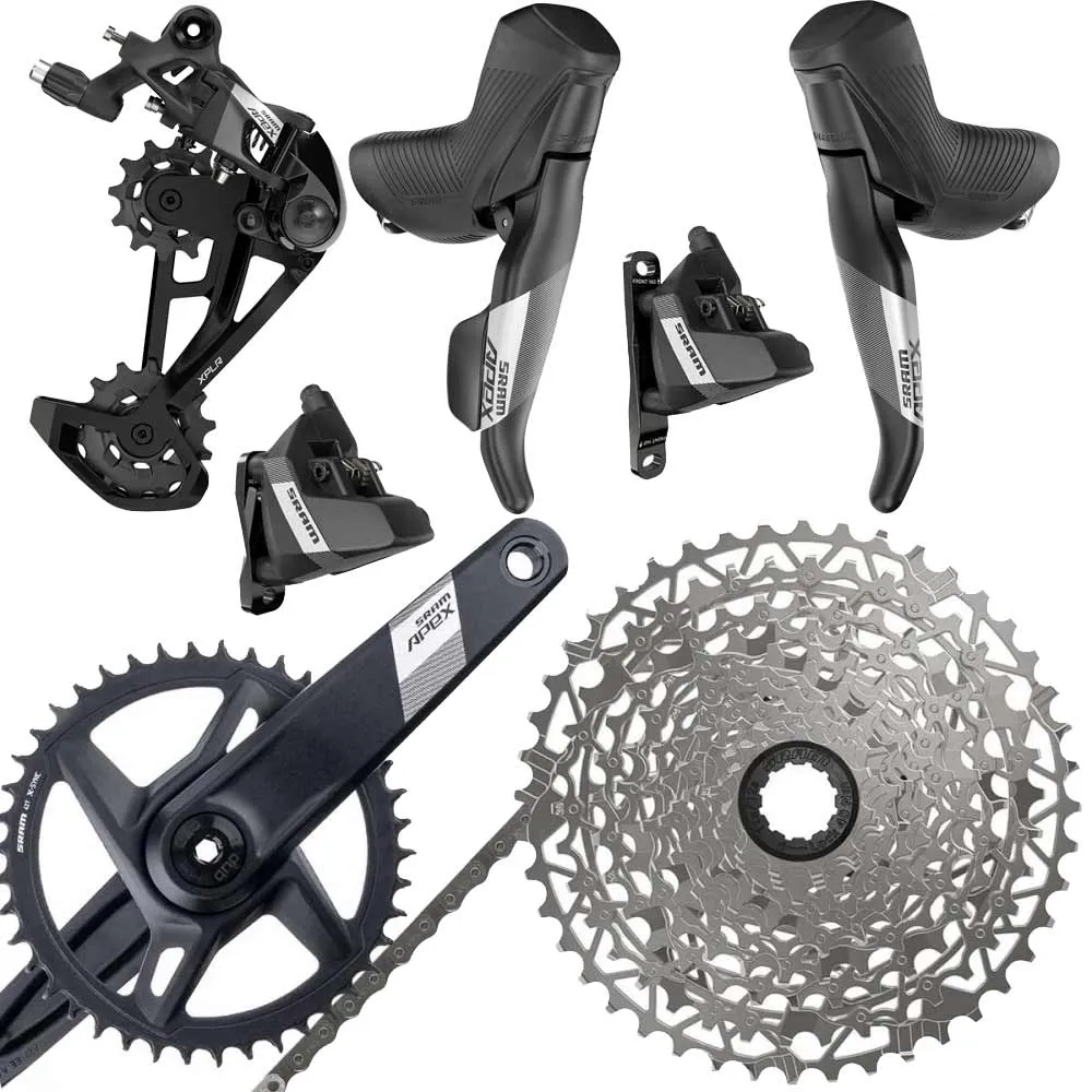Sram Apex XPLR Gravel-Gruppe Disc 12x1-fach komplett