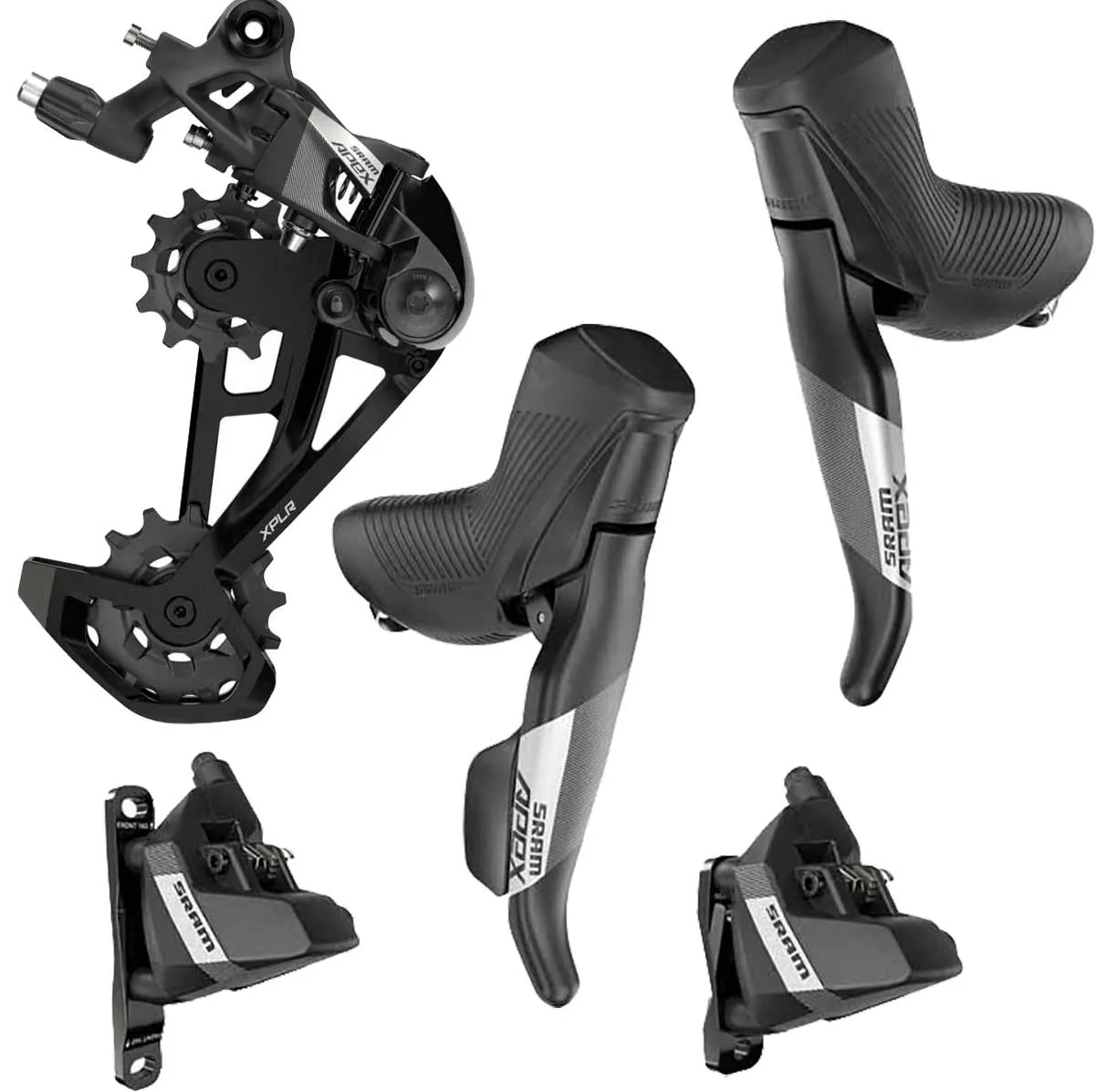 Sram Apex XPLR Gravel Upgrade-Kit Disc 12x1-fach komplett