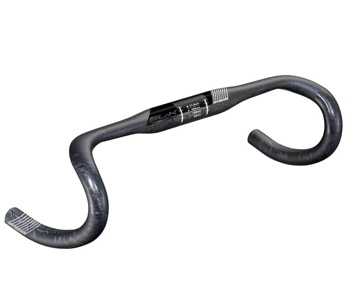 FSA SL-K Compact Carbon Rennrad-Lenker 44 cm Breite