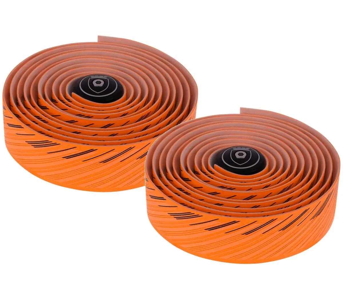 Silca Nastro Cuscino Lenkerband 3,75mm neon-orange - black