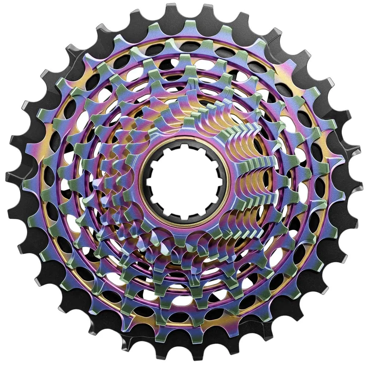 Sram Red AXS E1 Kassette XG-1290 XDR 12-fach Rainbow 10-36 Zähne