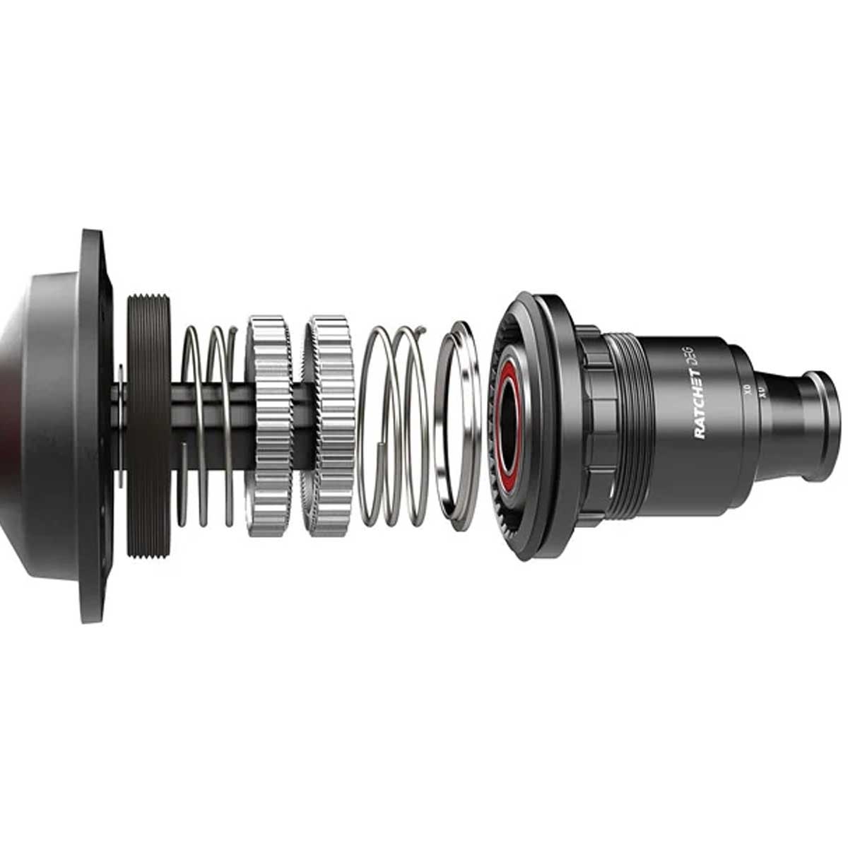 DT Swiss 240 DEG Classic Hinterradnabe MTB Disc 6 Loch Boost 12x148 mm - ROT 32 Loch