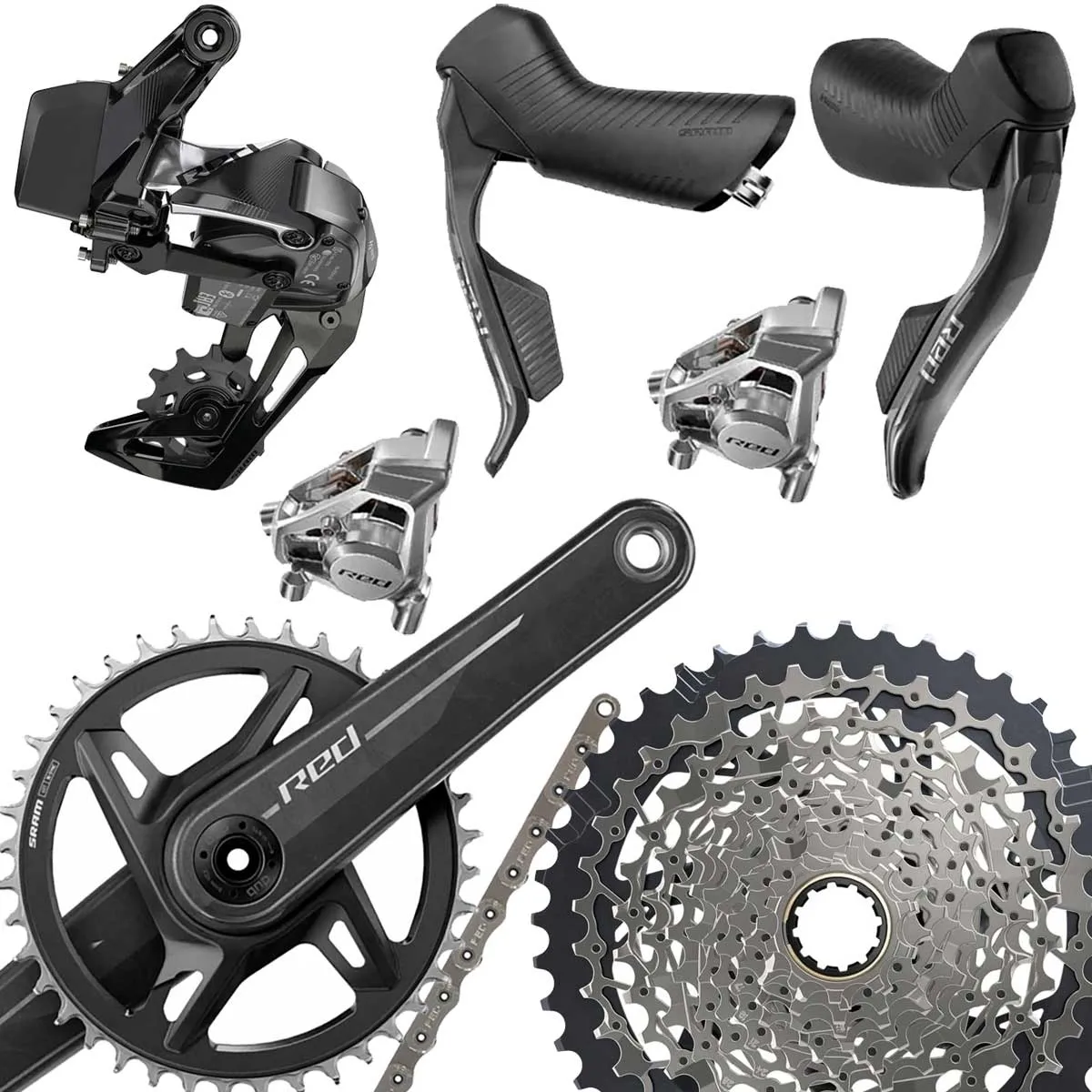 Sram RED XPLR AXS D1/E1 Gravel Gruppe 12x1-fach