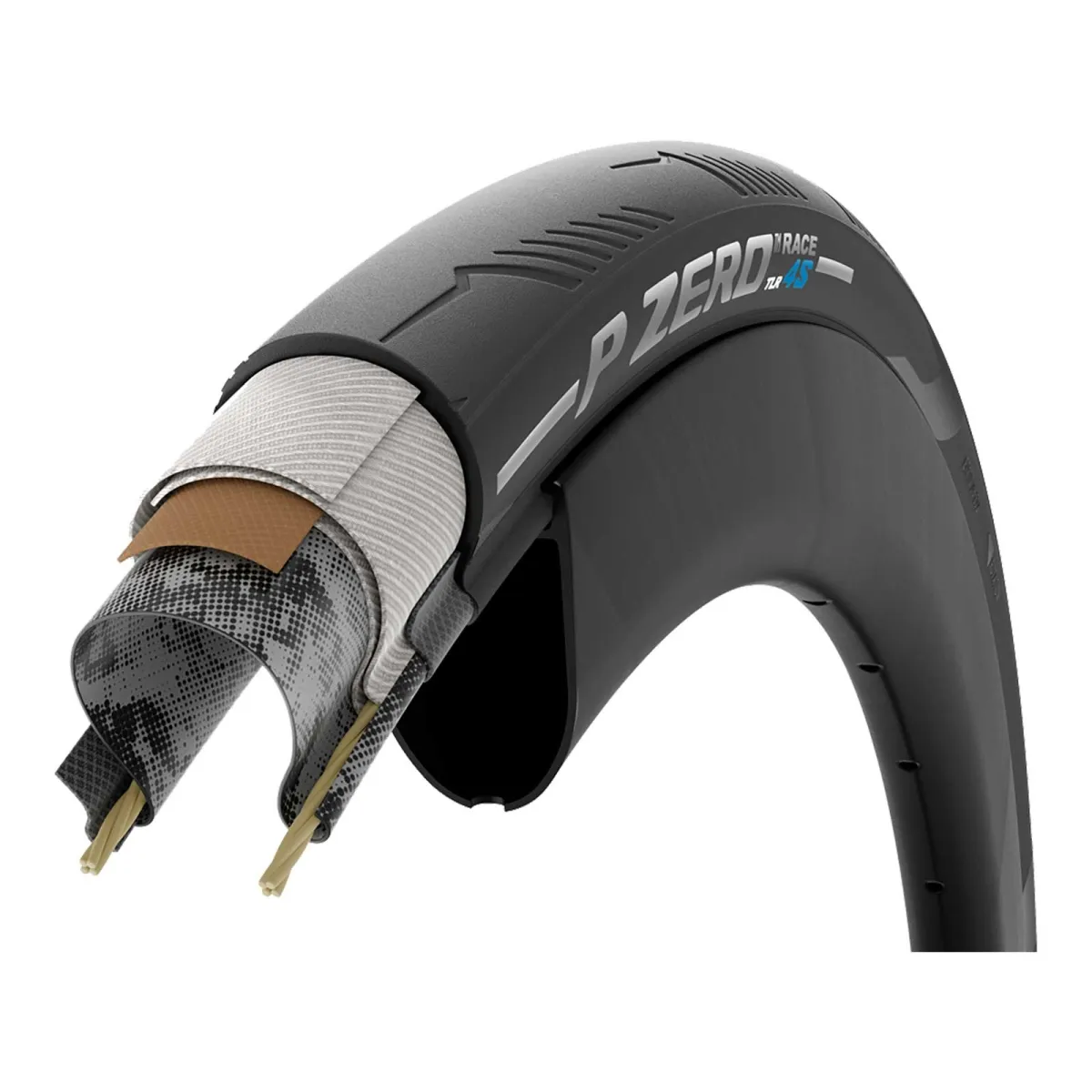 Pirelli P Zero Race TLR 4S Rennrad Reifen - Tubeless Ready 28x622 faltbar schwarz