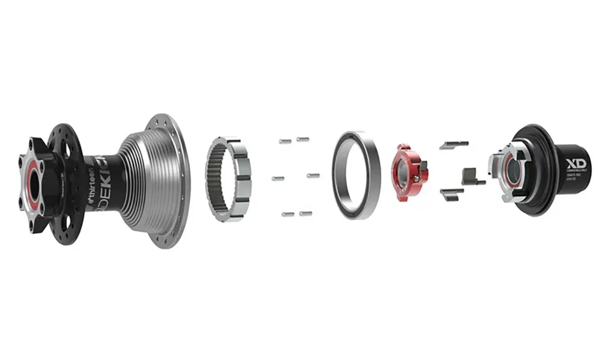 e*thirteen Sidekick Hinterradnabe | Disc 6 Loch SuperBoost 12x157mm 32 Loch Rotor HG
