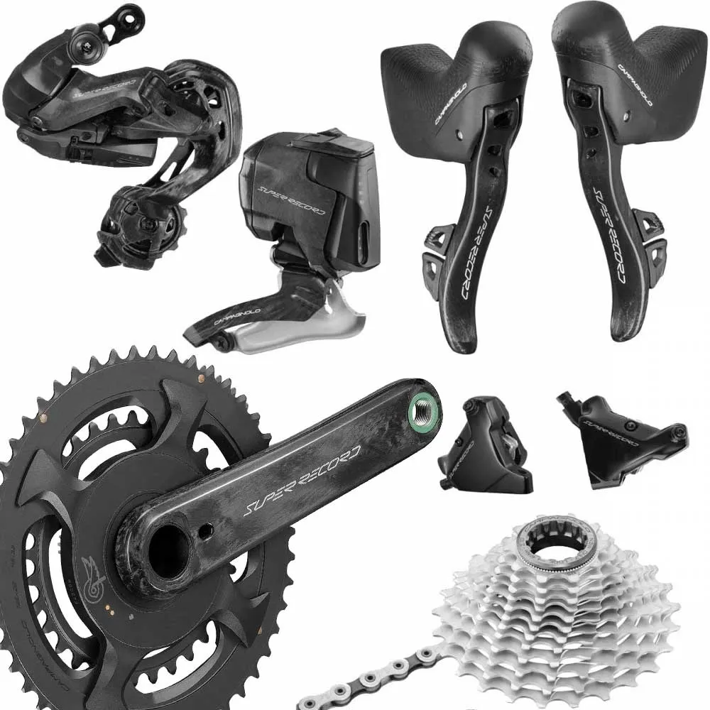 Campagnolo Super Record WRL Powermeter Gruppe 12x2-fach Disc komplett