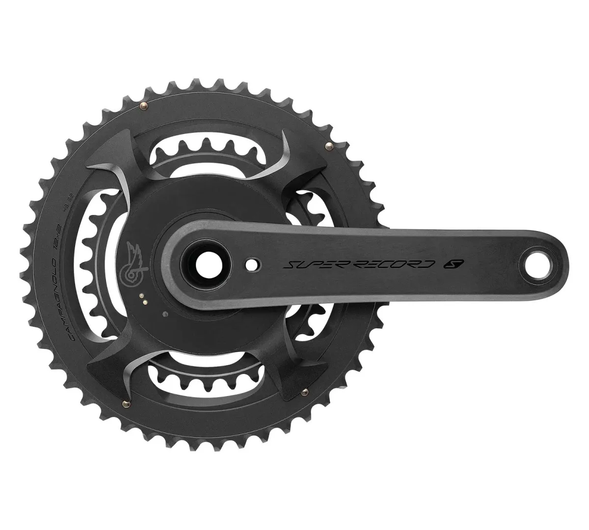 Campagnolo Super Record S Powermeter WRL Kurbel 52/36 Zähne 175 mm