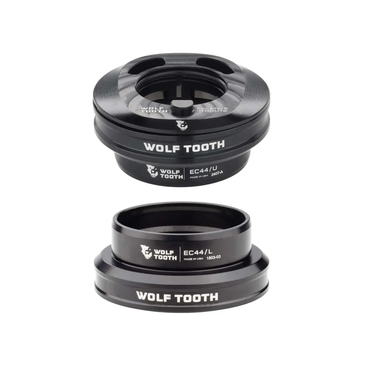 Wolf Tooth Premium Internal Steuersatz Enve In-Route EC44/28,6 - EC44/40 schwarz