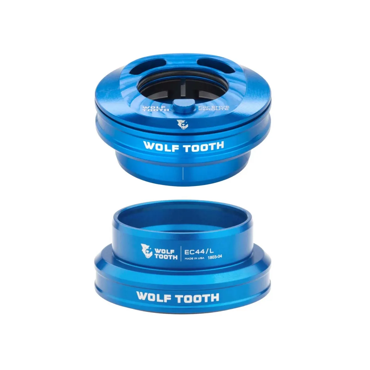 Wolf Tooth Premium Internal Steuersatz Enve In-Route EC44/28,6 - EC44/40 blau