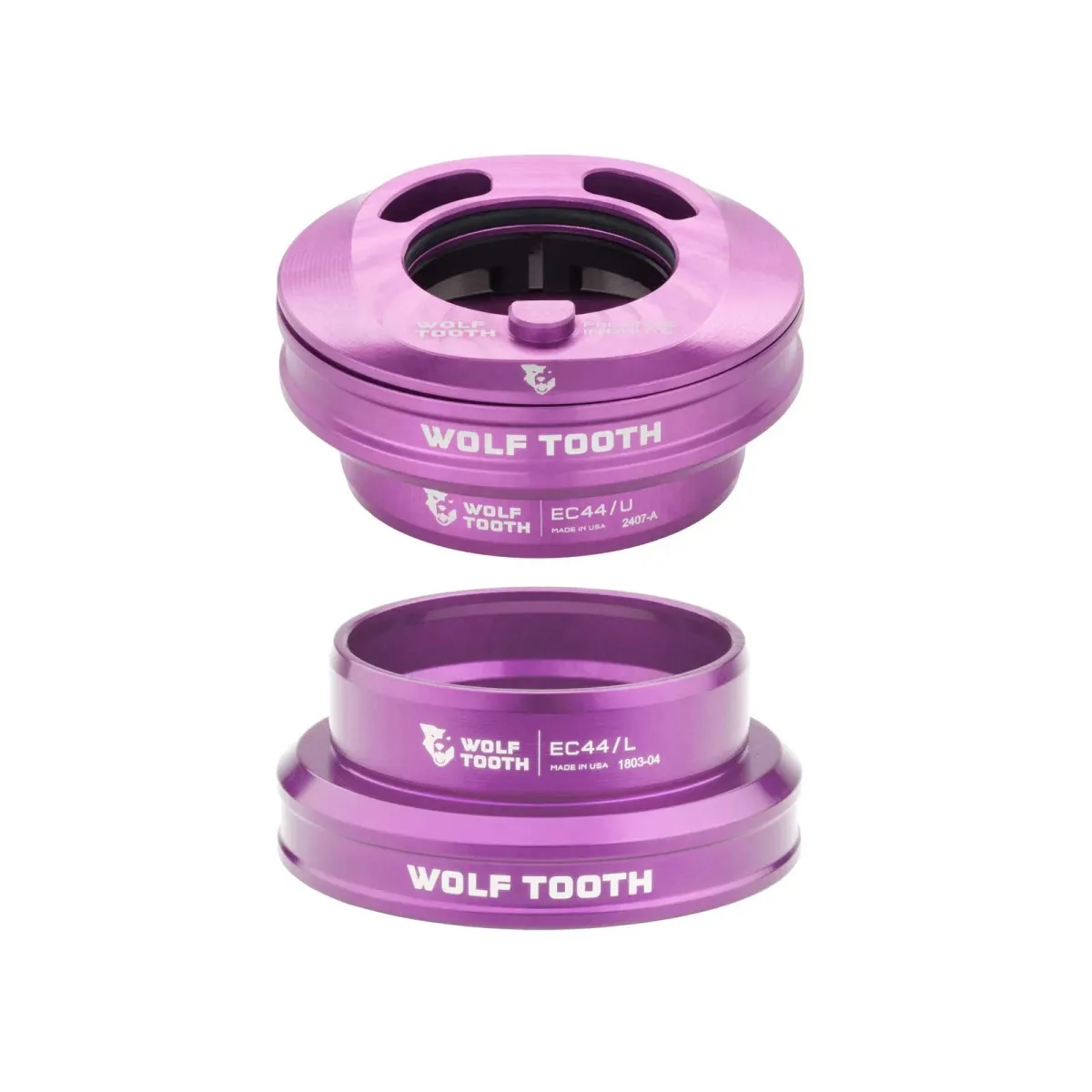 Wolf Tooth Premium Internal Steuersatz Enve In-Route EC44/28,6 - EC44/40 lila