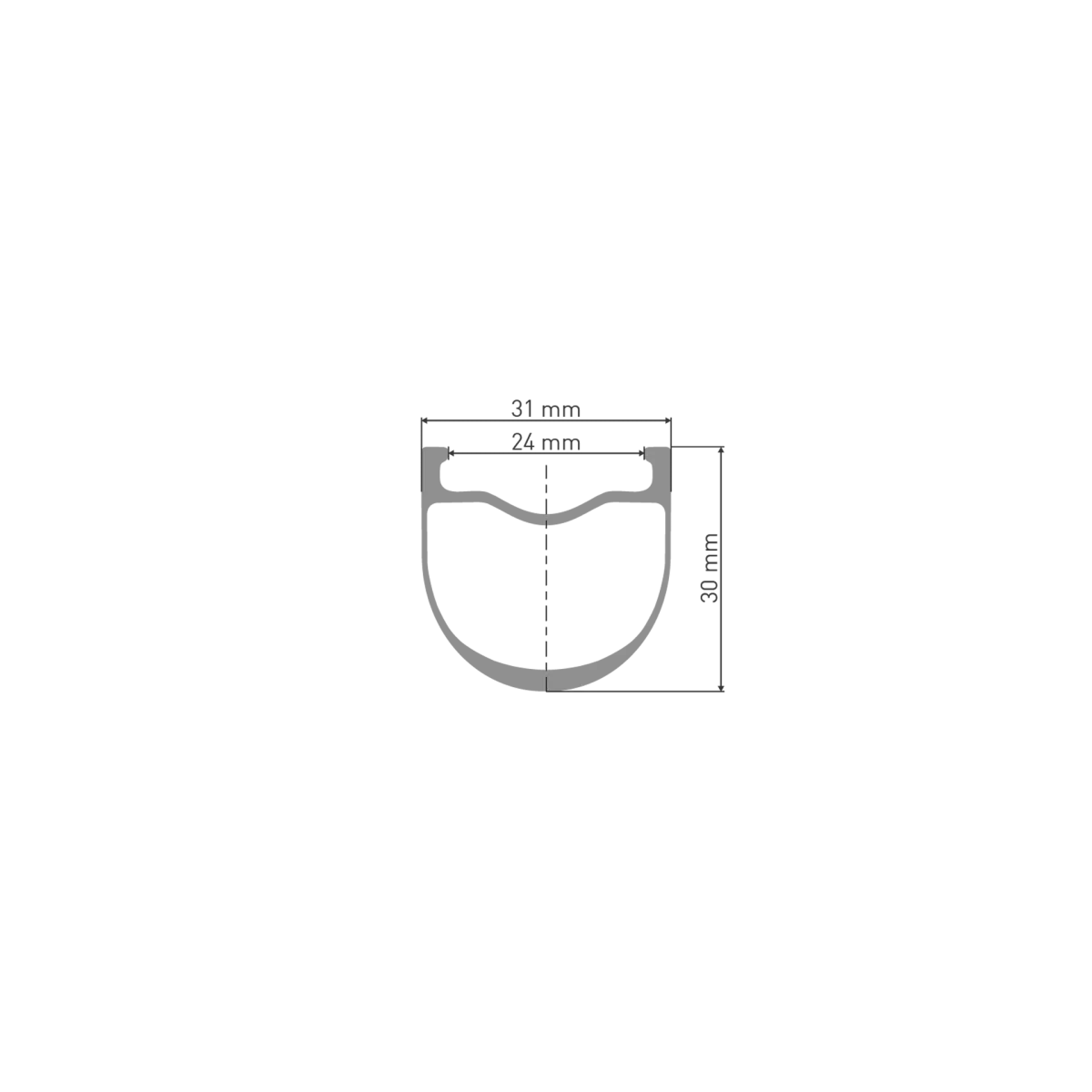 DT Swiss GRC 1100 Dicut 30 DB Hinterrad Disc CL 27,5 Zoll / 650B