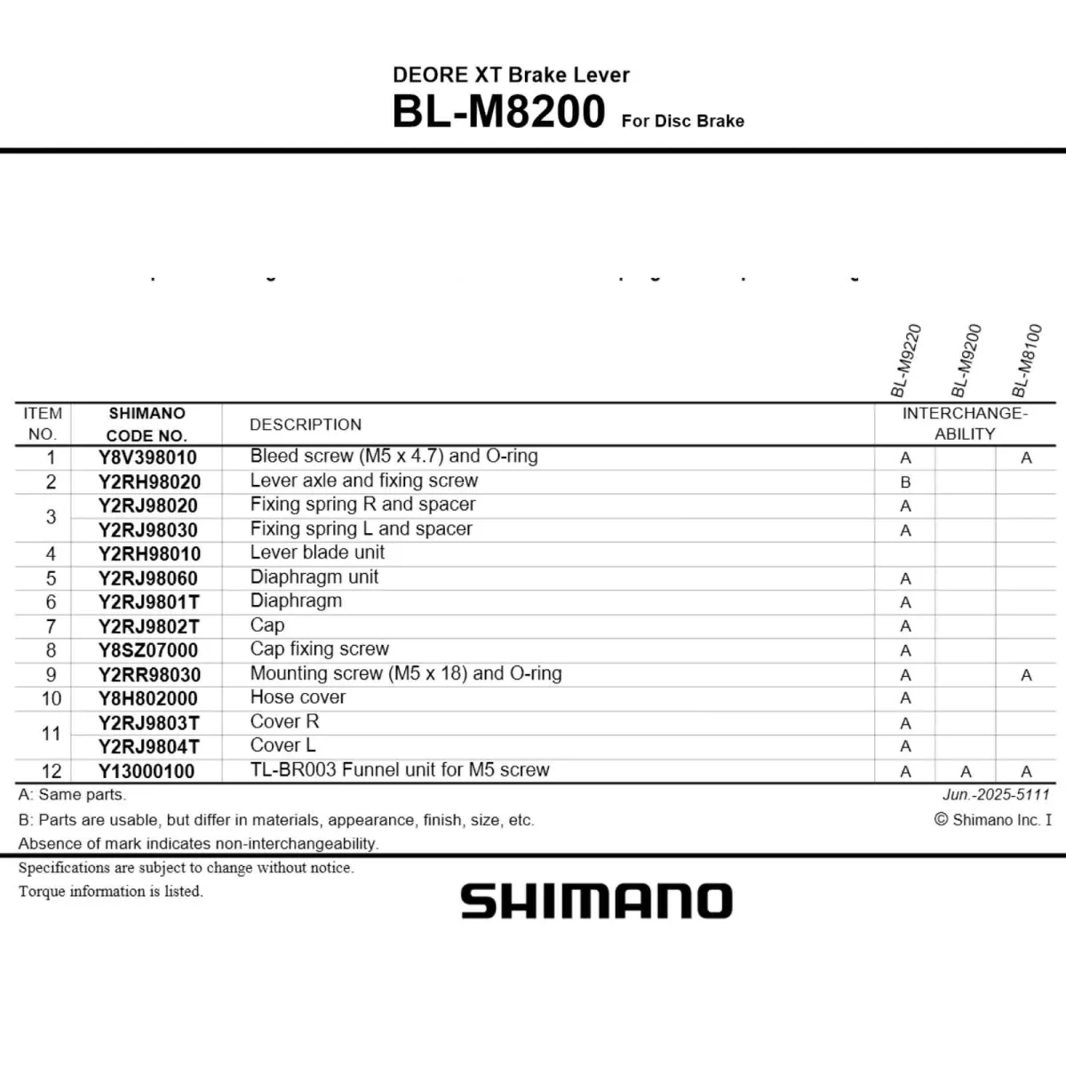 Discset Shimano Deore XT M8200 XC Scheibenbremsen 2-Kolben komplett