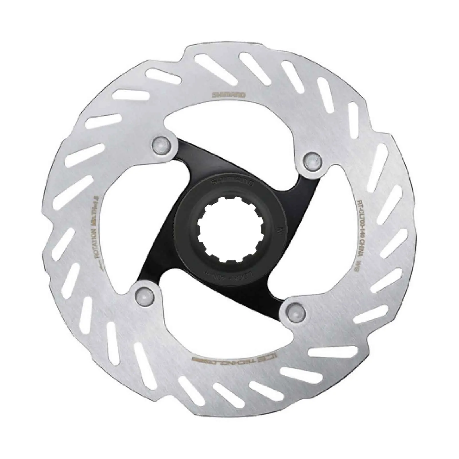 Shimano GRX Bremsscheibe RT-CL700-I IceTech | Centerlock interner Lockring 140 mm