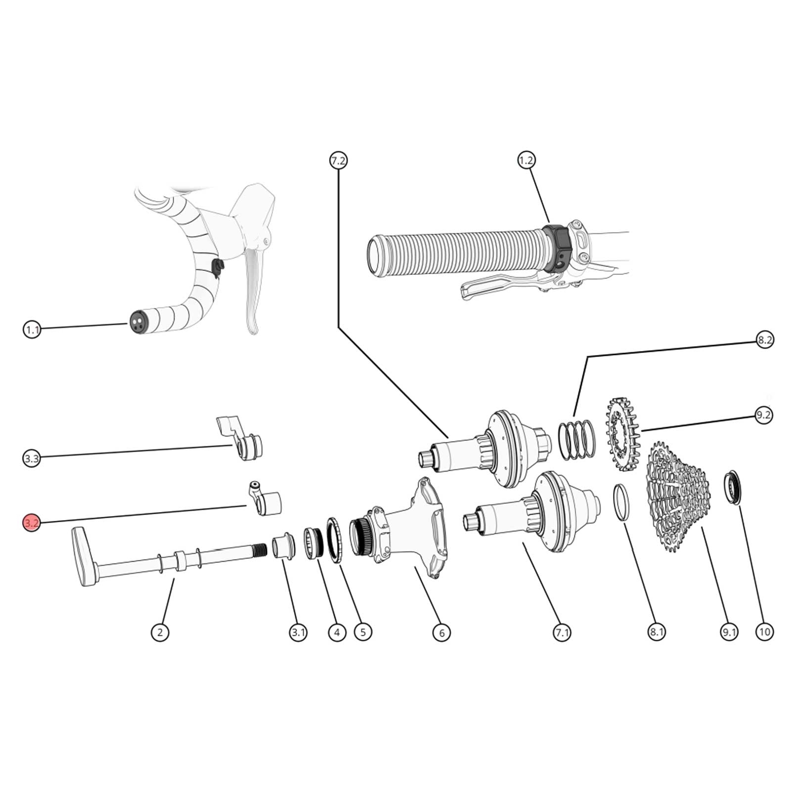 Classified Powershift Torque Support Arm | Drehmomentstütze Flatmount 160-25